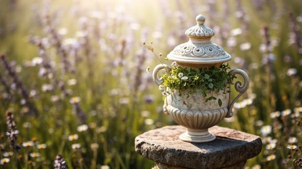 9 idées élégantes pour une urne de mariage champêtre unique