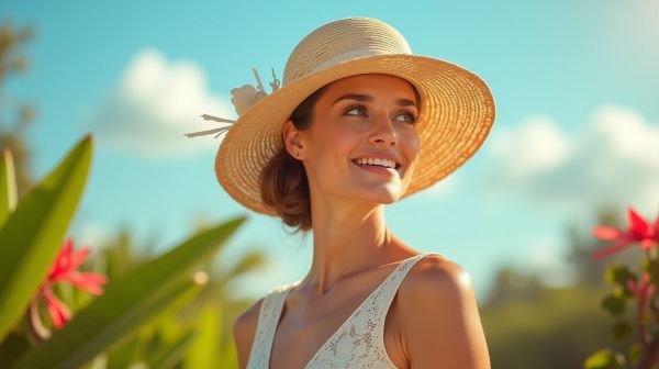 Paille, raphia, papier : reconnaître un bon chapeau d'été à l'achat